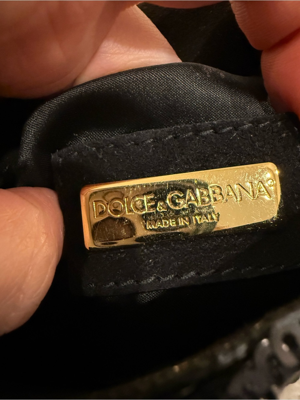 Dolce & Gabbana miss charles sequin flap mini shoulder bag - Picture 13 of 13
